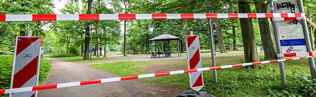 Aktuell sind Teile des Fredenbaumparks - darunter auch der Grillplatz - gesperrt.