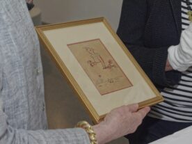 Zeichnung, Benno Elkan, im Alter von 12 Jahren