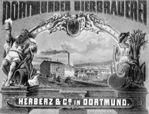 Erste Ansicht der Dortmunder-Aktien-Brauerei um 1870. Fotos: Brauereimuseum Dortmund