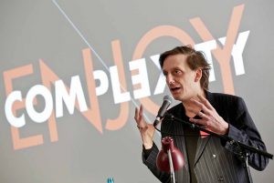 Eröffnung der Konferenz für Digitalität und Theater „Enjoy Complexity“ im Februar 2018 / Auftakt zur Akademiegründung (Foto: Edi Szekely