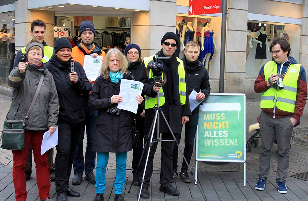 Die Grünen kritisieren die Videobeobachtung im Brückstraßenviertel. Foto: Partei