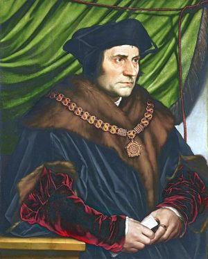 Thomas Morus als Lordkanzler - Hans Holbein der Juengere 1527. Foto: Wikipedia