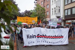 Auch in Dortmund rief ein breites Bündnis zur Protestaktion „Kein Schlussstrich“ auf. Foto: Leopold Achilles