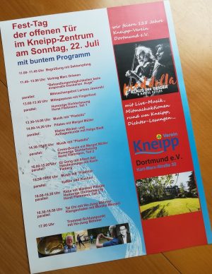 Die Veranstaltungen am Tag der offenen Tür im Kneipp-Verein am 22. Juli