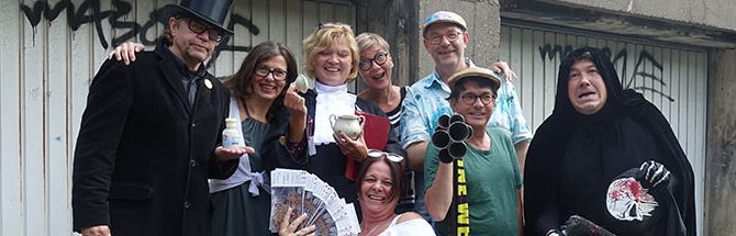 Zum Bunkerbesuch bei den Dadaisten in Dortmund: „DADA und der Krieg“ garantiert vielseitige Unterhaltung Zum Bunkerbesuch bei den Dadaisten in Dortmund: „DADA und der Krieg“ garantiert vielseitige Unterhaltung