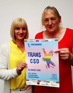 Natascha Zimmermann und Mandy Walczak von „TransBekannt" freuen sich auf Samstag.