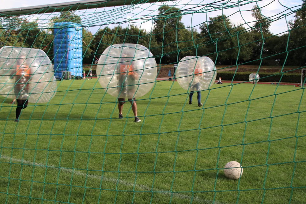 In der „Sport&Fun Area" konnten die BesucherInnen klettern, Fußball spielen und vieles mehr.