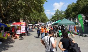 Trans CSD in der Mitte von Dortmund, auf der Kleppingstraße