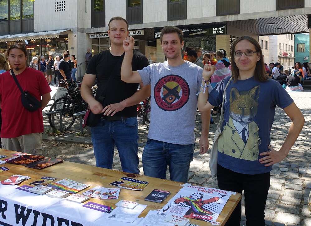 Trans CSD der Stand von Die Linke