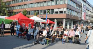 Die beiden Talkrunden waren eher spärlich besucht.