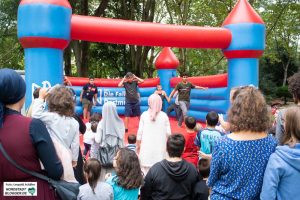 Im Blücherpark standen besonders die Kinder im Vordergrund.