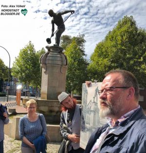 Der Eisengießerbrunnen wurde nach alten Plänen und Fotos rekonstruiert.