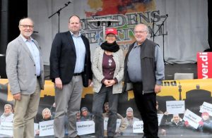 (v.l.) Hartmut Anders-Hoepgen, Bastian Prange, Jutta Reiter, Ralf Stoltze