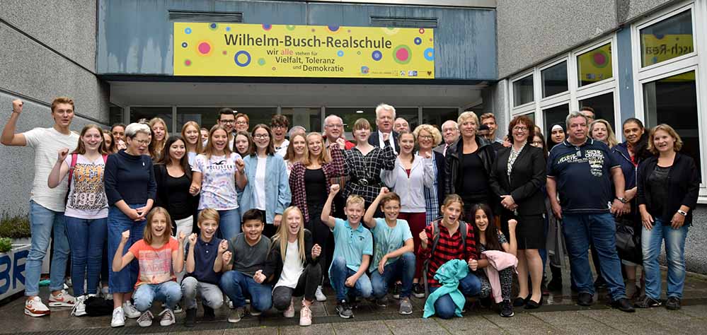 Die Schulen in Dorstfeld setzen Zeichen. Foto: Anja Kador/ Stadt Dortmund