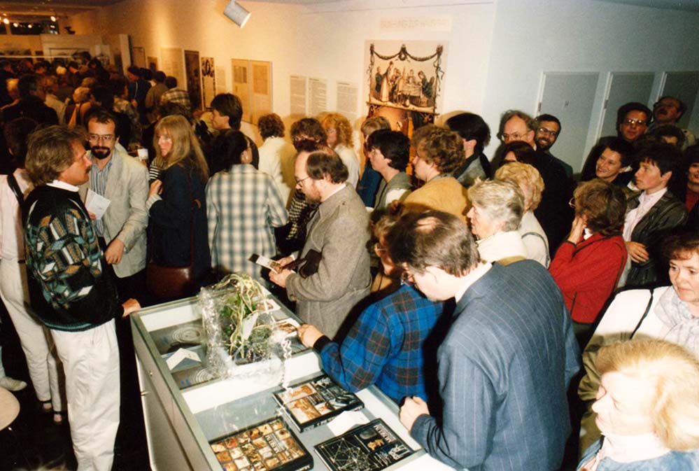 Aufnahme von der Eröffnung des Museums im Jahre 1988. Foto: Kochbuchmuseum