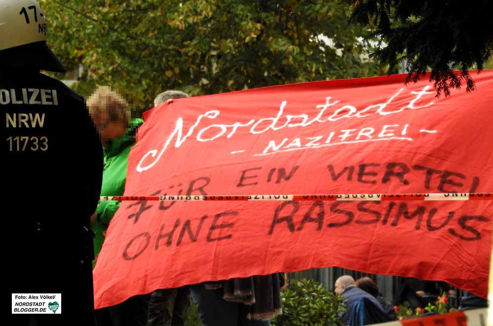 Protest gegen die Neonazi-Kundgebungen in der Nordstadt (Foto) und Sonnenplatz. Foto: Alex Völkel