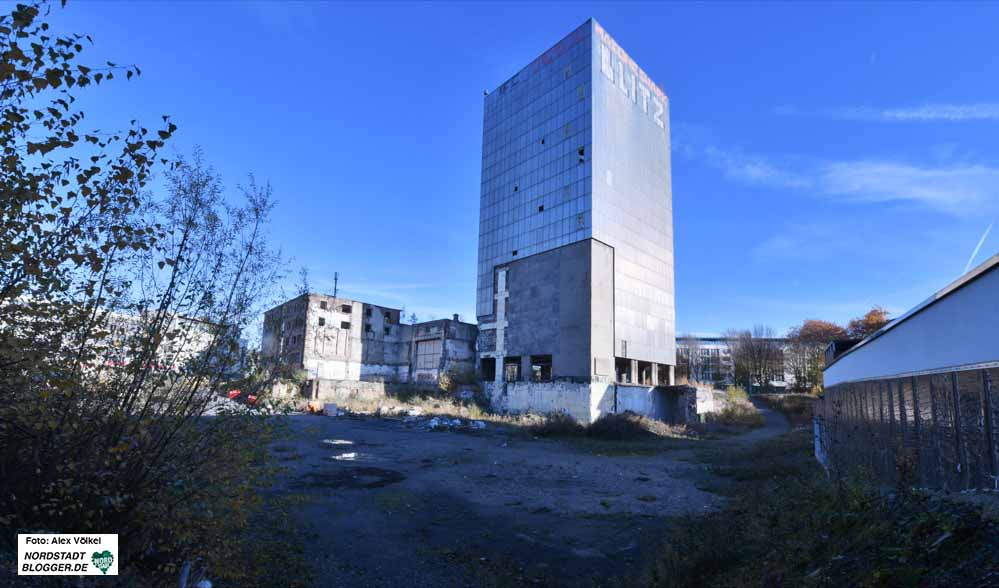 Der Brauerei-Turm wartet auf eine neue Nutzung.