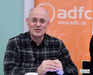 ADFC-Vorstand Michael Kleine-Möllhoff, zuständig für Radschnellwege und Infrastruktur. 