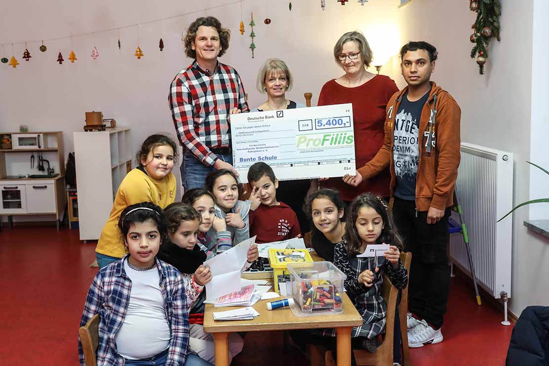 do-Spende an Bunte Schule