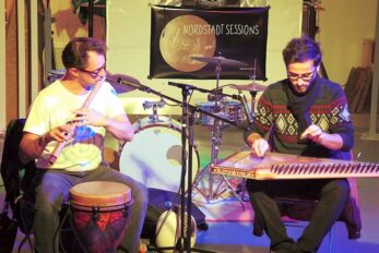 Do-Bo-Villa Aloha 21122018 Foto Borsig11 Tobias Bülow Percussion Flöte - Tarik Thabit Kanun (1)