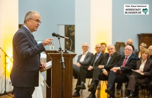 70 Jahre Deutsch-Franzoesische Gesellschaft. Feier im Museum für Kunst- und Kulturgeschichte Dortmund. Klaus Wegener, Präsident der Auslandsgesellschaft