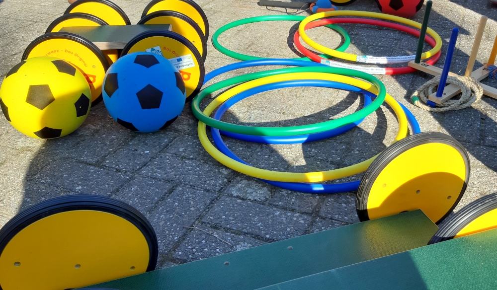 Neues Spielgerät für die Diesterweg-Grundschule und Umgebung. Fotos: Thomas Engel
