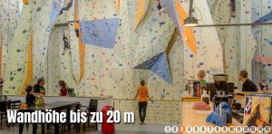 Die Kletterhalle Bergwerk ist der absolute Publikumsmagnet. Foto: Screenshot