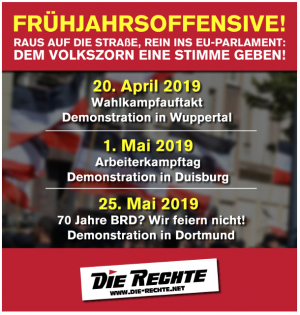 Die Neonazis mobilisieren für den 25. Mai zu einem Aufmarsch in Dortmund.