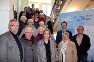 Besuch der Landtagsabgeordneten in der ZWAR-Zentralstelle.