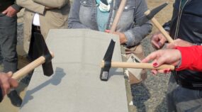 Grundsteinlegung Ersatzneubau Seniorenwohnsitz Nord 19