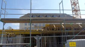 Grundsteinlegung Ersatzneubau Seniorenwohnsitz Nord 45