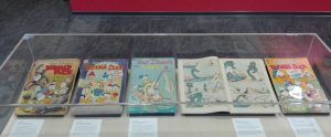 Gedruckte Comics von verschiedenen Zeichnern, die Carl Barks´ Stil immitierten. Fotos: A. Steger