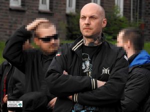 Neonazi Marco G., Frontmann der Rechtsrock-Band „Oidoxie“, gehört zu den Mitbegründern von „Combat 18“ in Dortmund .