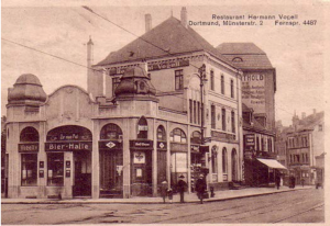 Das Restaurant Hermann Vogell ist eine der Stationen des bebilderten Vortrags von Klaus Winter. Bild: Sammlung Klaus Winter