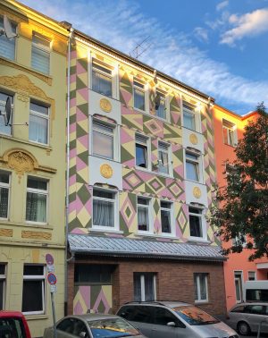 Roma-Fassade in der Schleswiger Straße