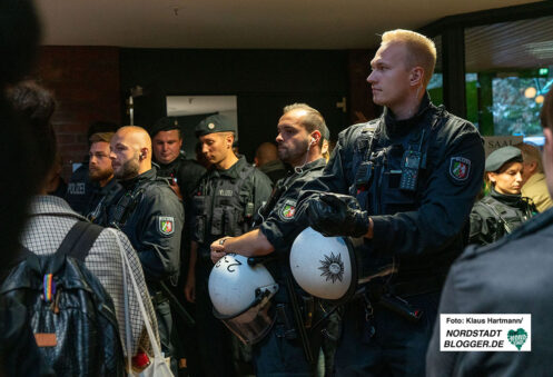 AFD Bürgerdialog im Dietrich-Keuning-Haus und Gegenveranstaltung