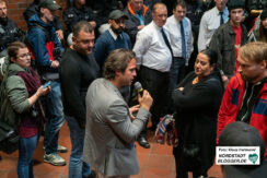 AFD Bürgerdialog im Dietrich-Keuning-Haus und Gegenveranstaltung