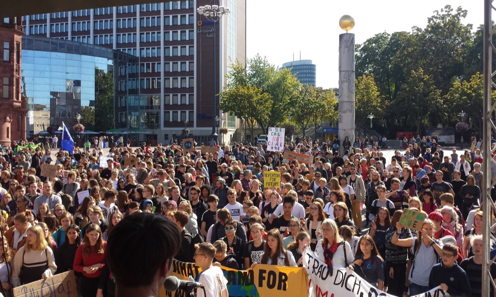 Klimastreik in Dortmund. Foto: Claus Stille