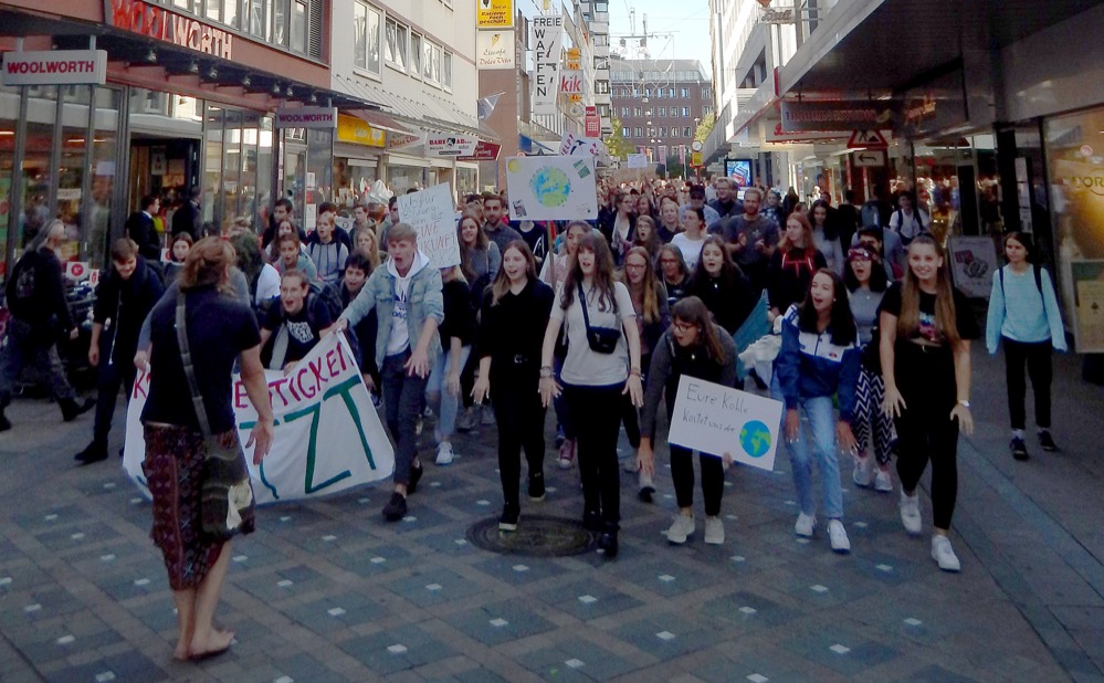 Klimastreik in Dortmund. Foto: Marian Thöne