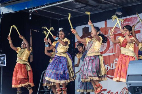 do-Straßenfest der Tamilen