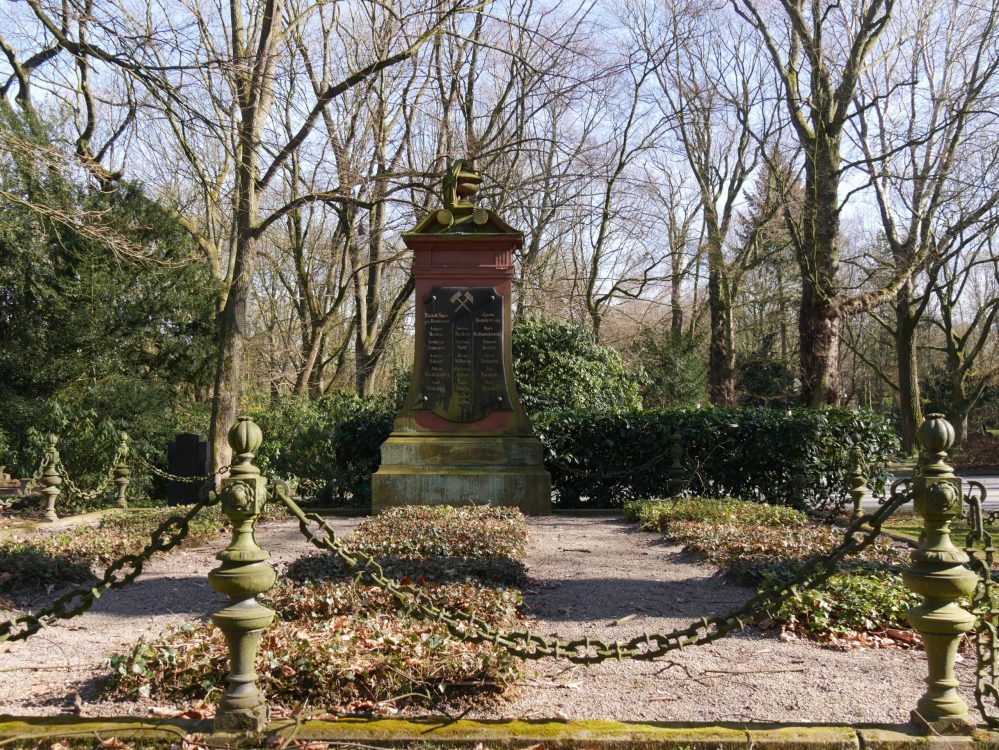 Ruhestätte der Verunglückten der Schlagwetterexplosion von 1897 auf dem Ostfriedhof