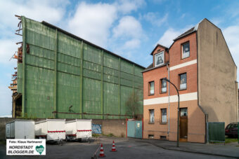 Die Grüne Halle von Hoesch Spundwand (HSP) wird abgerissen