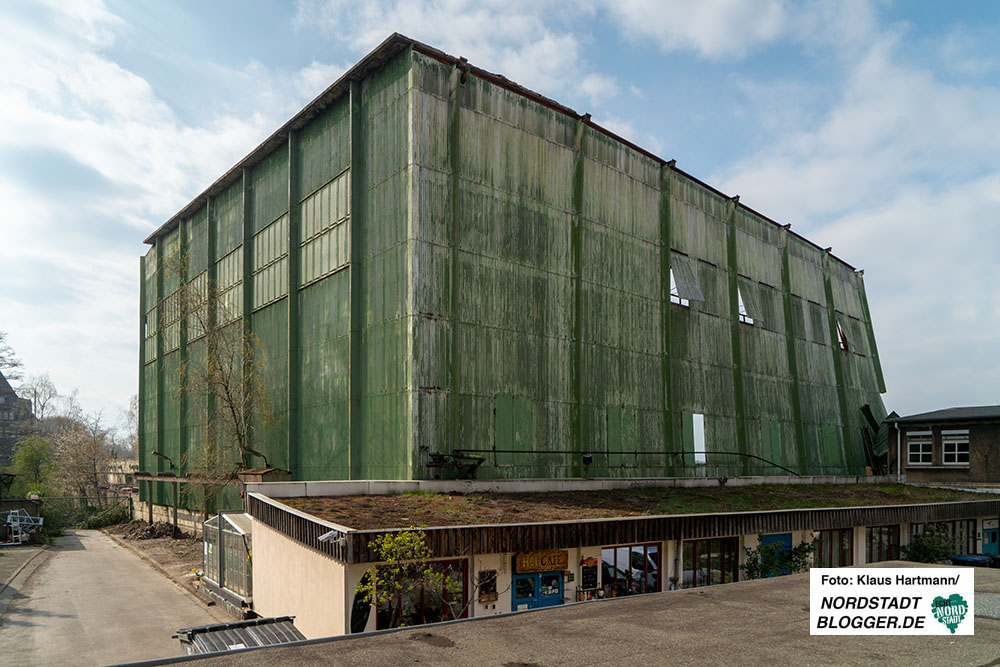 Die Grüne Halle von Hoesch Spundwand (HSP) wird abgerissen
