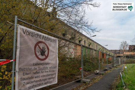 Die Grüne Halle von Hoesch Spundwand (HSP) wird abgerissen