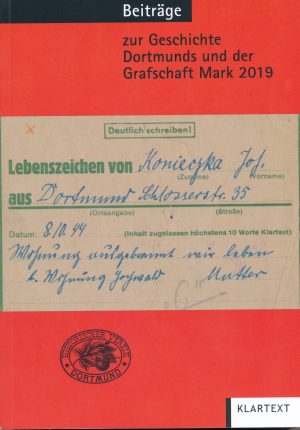 Band 110 der "Beiträge zur Geschichte Dortmunds und der Grafschaft Mark"