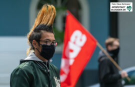1. Mai Grenzenlos Solidarisch, Demonstration am Sonnenplatz