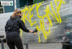 1. Mai Grenzenlos Solidarisch, Demonstration am Sonnenplatz