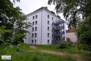 Energetisch und brandschutztechnisch saniert - mit baulichem zweiten Rettungsweg - präsentiert sich der Blücherbunker.