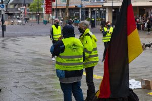 Der Protest der sogenannten „Gelbwesten“ war angemeldet. Foto: David Peters