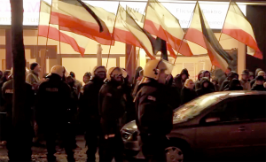 Am 21. Dezember 2014 fand die Demo in der Nordstadt statt - erst jetzt startet die Berufungsverhandlung vor dem Landgericht. (Video-Screenshot)